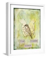 Find Freedom Within-Tammy Kushnir-Framed Giclee Print