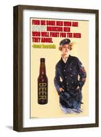 Find Me Some Men Who Are Stout Drinking Men-null-Framed Art Print