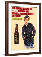 Find Me Some Men Who Are Stout Drinking Men-null-Framed Art Print