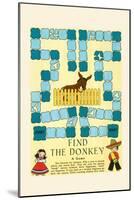 Find the Donkey-Elaine Ends-Mounted Art Print