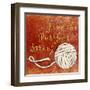 Find the Purrfect String-null-Framed Art Print