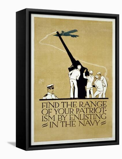 Find the Range of Your Patriotism-null-Framed Stretched Canvas