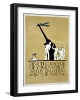 Find the Range of Your Patriotism-null-Framed Giclee Print