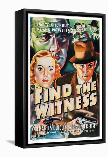 Find the Witness, Rosalind Keith, Charles Quigley, 1937-null-Framed Stretched Canvas