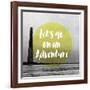 Find Your Adventure-null-Framed Giclee Print