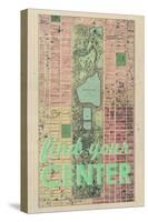 Find Your Center - 1867, New York City, Central Park Composite, New York, United States Map-null-Stretched Canvas