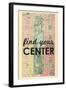 Find Your Center - 1867, New York City, Central Park Composite, New York, United States Map-null-Framed Giclee Print