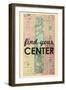 Find Your Center - 1867, New York City, Central Park Composite, New York, United States Map-null-Framed Giclee Print