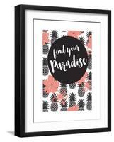 Find Your Paradise-Bella Dos Santos-Framed Art Print