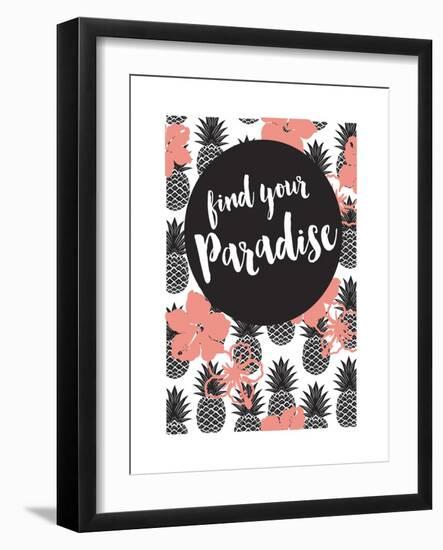 Find Your Paradise-Bella Dos Santos-Framed Art Print