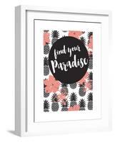 Find Your Paradise-Bella Dos Santos-Framed Art Print