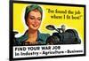 Find Your War Job-null-Framed Art Print