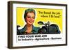 Find Your War Job-null-Framed Art Print