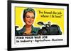 Find Your War Job-null-Framed Premium Giclee Print