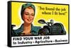 Find Your War Job-null-Framed Stretched Canvas