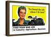 Find Your War Job-null-Framed Art Print