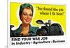 Find Your War Job-null-Framed Art Print