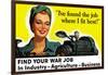 Find Your War Job-null-Framed Art Print