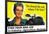 Find Your War Job-null-Framed Art Print