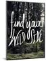 Find Your Wild Side-Leah Flores-Mounted Premium Giclee Print