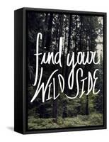 Find Your Wild Side-Leah Flores-Framed Stretched Canvas