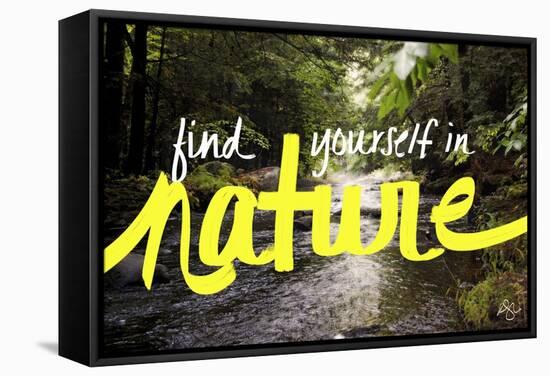 Find Yourself in Nature-Kimberly Glover-Framed Stretched Canvas