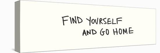 Find Yourself-Urban Cricket-Stretched Canvas