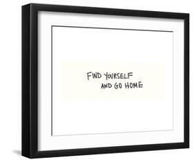 Find Yourself-Urban Cricket-Framed Art Print