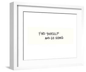 Find Yourself-Urban Cricket-Framed Art Print