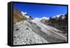 Findelgletscher in the Mount Rosa Massif-Roberto Moiola-Framed Stretched Canvas