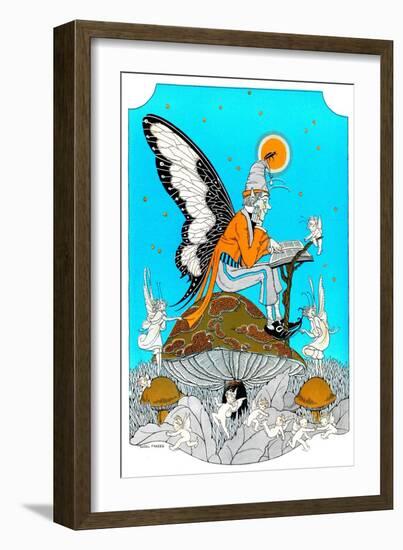 Finding Fairies - Child Life-R. J. Appel-Framed Giclee Print