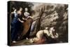 Finding of Moses-Bernardo Cavallino-Stretched Canvas