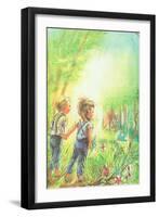 Finding the Creek - Jack & Jill-Joan Schmidt Gelberg-Framed Premium Giclee Print