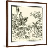 Finding the Crown at Bosworth-null-Framed Giclee Print