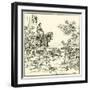 Finding the Crown at Bosworth-null-Framed Giclee Print