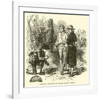 Finding the Note in Major Andre's Boot-null-Framed Giclee Print