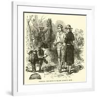 Finding the Note in Major Andre's Boot-null-Framed Giclee Print