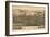 Findlay, Ohio - Panoramic Map-Lantern Press-Framed Art Print