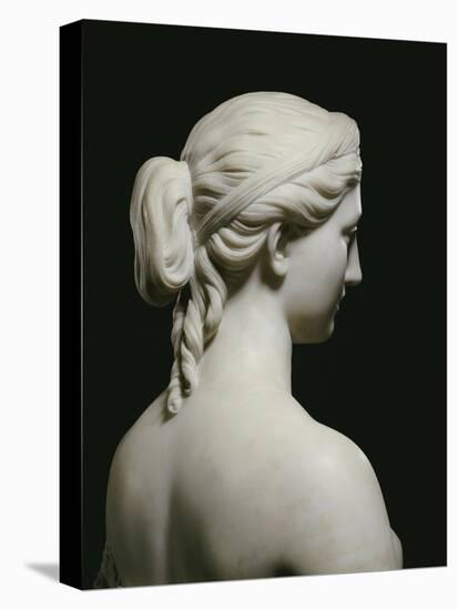Fine American White Marble Bust of Proserpine, Hiram Powers, 19th Century-Hirim Powers-Stretched Canvas