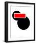 Fine Art - Art Print Series- Black and Red 80'-Philippe Hugonnard-Framed Art Print