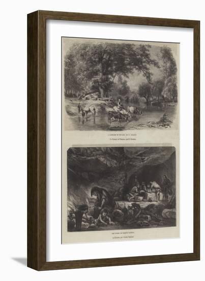 Fine Arts at the Paris Great Exhibition-Karl Girardet-Framed Giclee Print