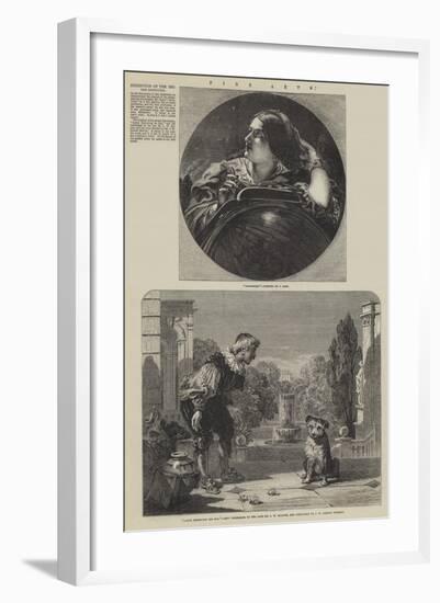 Fine Arts, Exhibition of the British Institution-James Sant-Framed Giclee Print