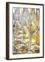 Fine Dining, Wine Glasses, Tuscany, Italy-Terry Eggers-Framed Photographic Print