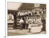 Fine Display of Meat Displayed Outside a Butcher's Shop-null-Framed Photographic Print