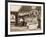 Fine Display of Meat Displayed Outside a Butcher's Shop-null-Framed Photographic Print