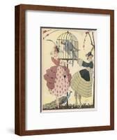 Fine Feathers in Wartime-Gerda Wegener-Framed Art Print