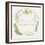Fine Herbs Sentiment II-Janelle Penner-Framed Art Print