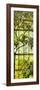 Fine Leaded Glass Triptych Window (Left Panel), circa 1908-Tiffany Studios-Framed Giclee Print