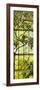 Fine Leaded Glass Triptych Window (Left Panel), circa 1908-Tiffany Studios-Framed Giclee Print