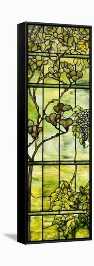 Fine Leaded Glass Triptych Window (Left Panel), circa 1908-Tiffany Studios-Framed Stretched Canvas